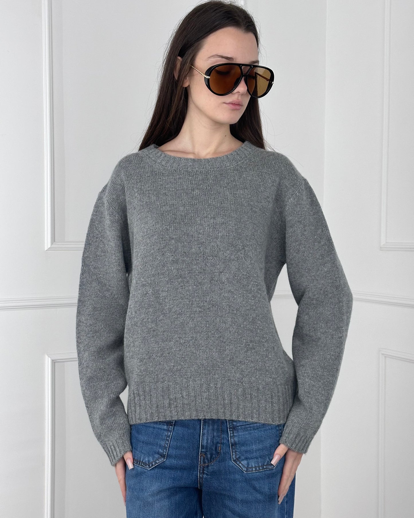 L102572 - BREND MAGLIA MISTO LANA E CASHMERE