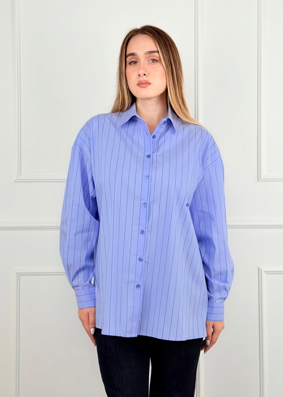 NA7531 - MY-D CAMICIA CON DOPPIA ABBOTTONATURA
