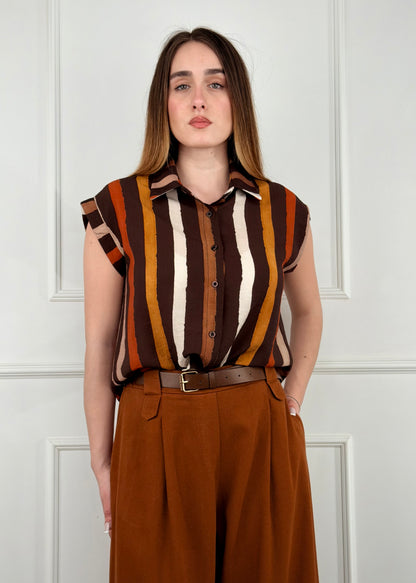 YM6302 - CAMICIA FANTASIA RIGHE