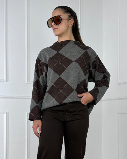 B32563 - BREND MAGLIA ROMBI