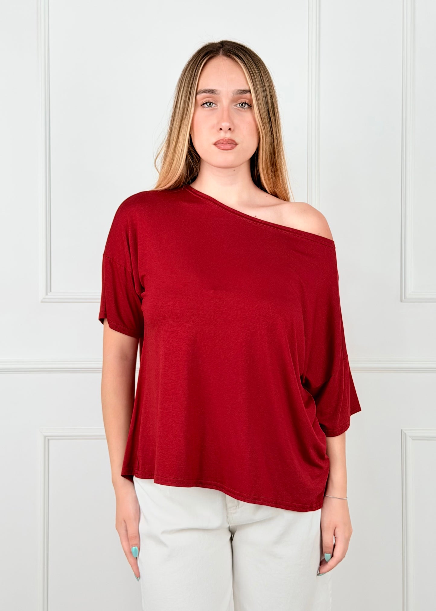 OG99924 - MY-D MAGLIA IN JERSEY DI VISCOSA