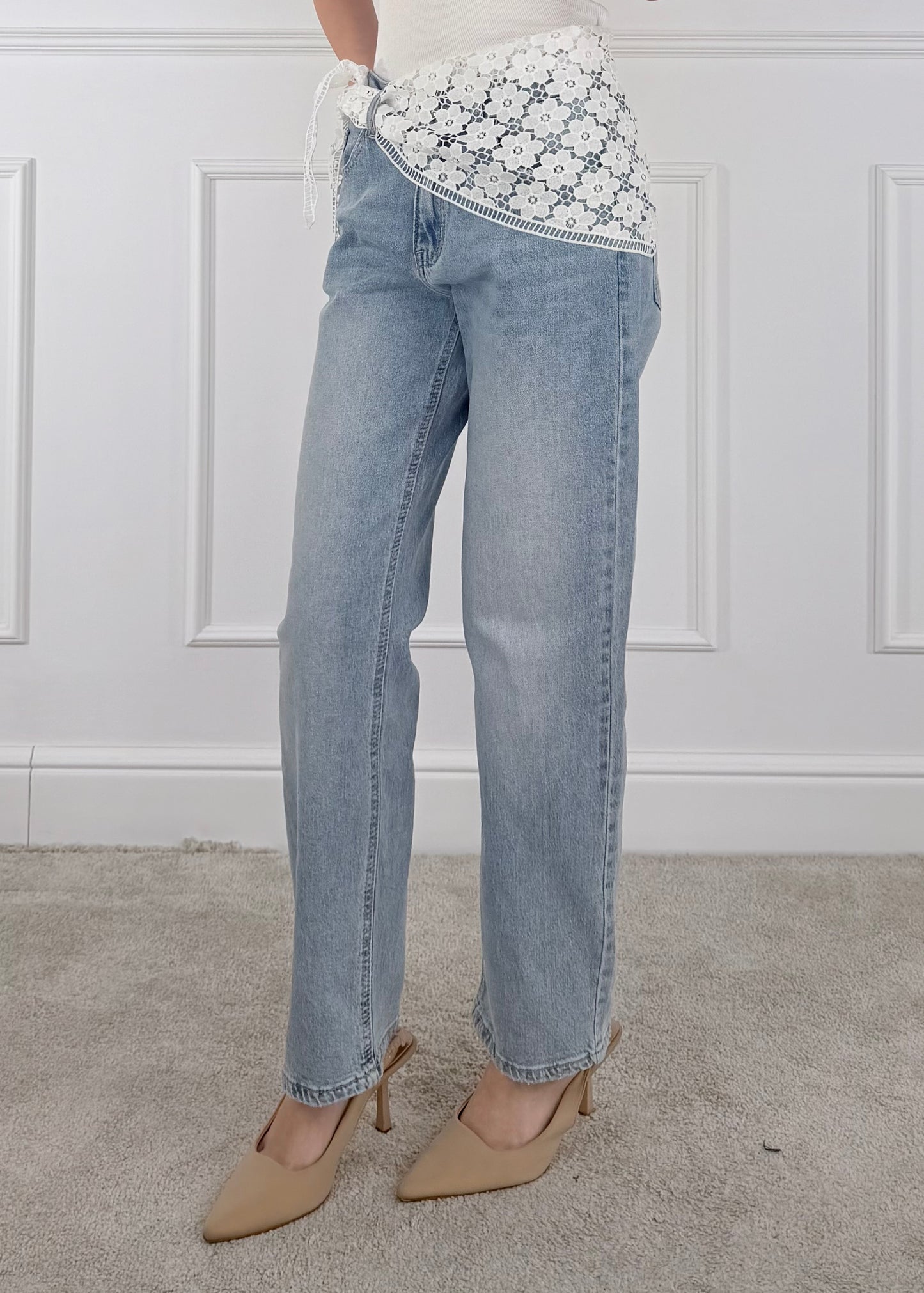 BAND19 - BANDANA IN PIZZO MACRAMÈ