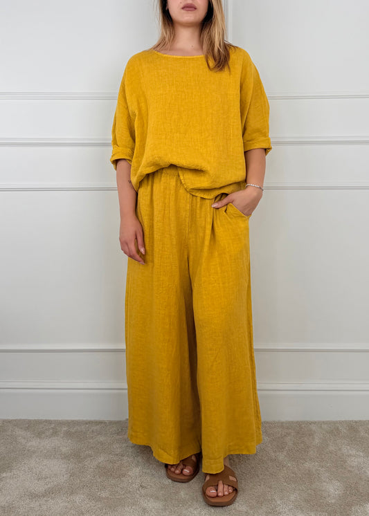 8182 - BLUSA IN LINO
