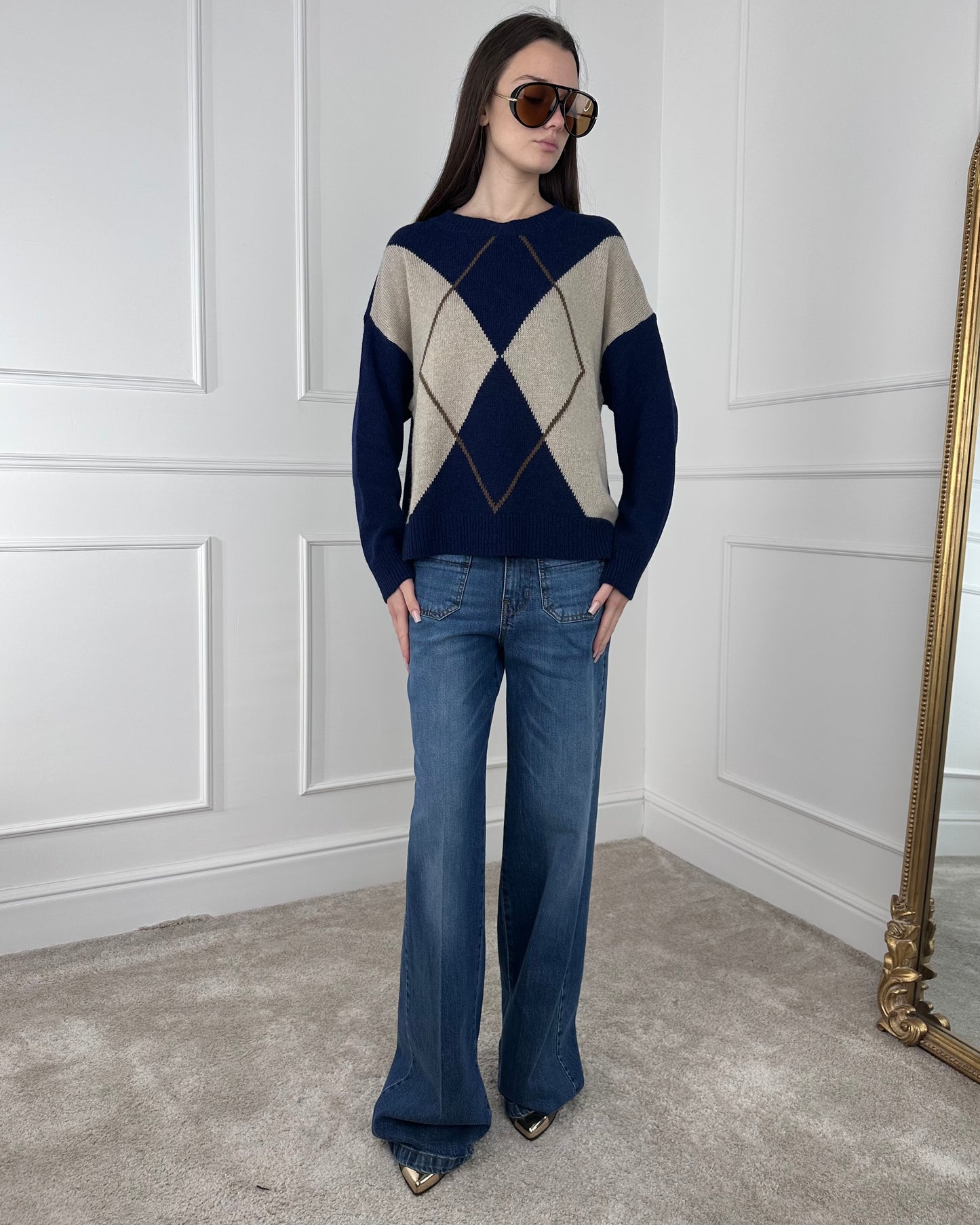 U206665 - BREND MAGLIA CON ROMBI