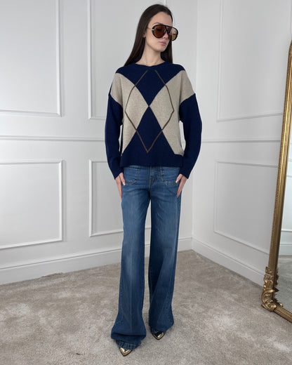 U206665 - BREND MAGLIA CON ROMBI