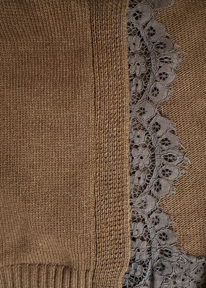 76205 - CARDIGAN CON PIZZO