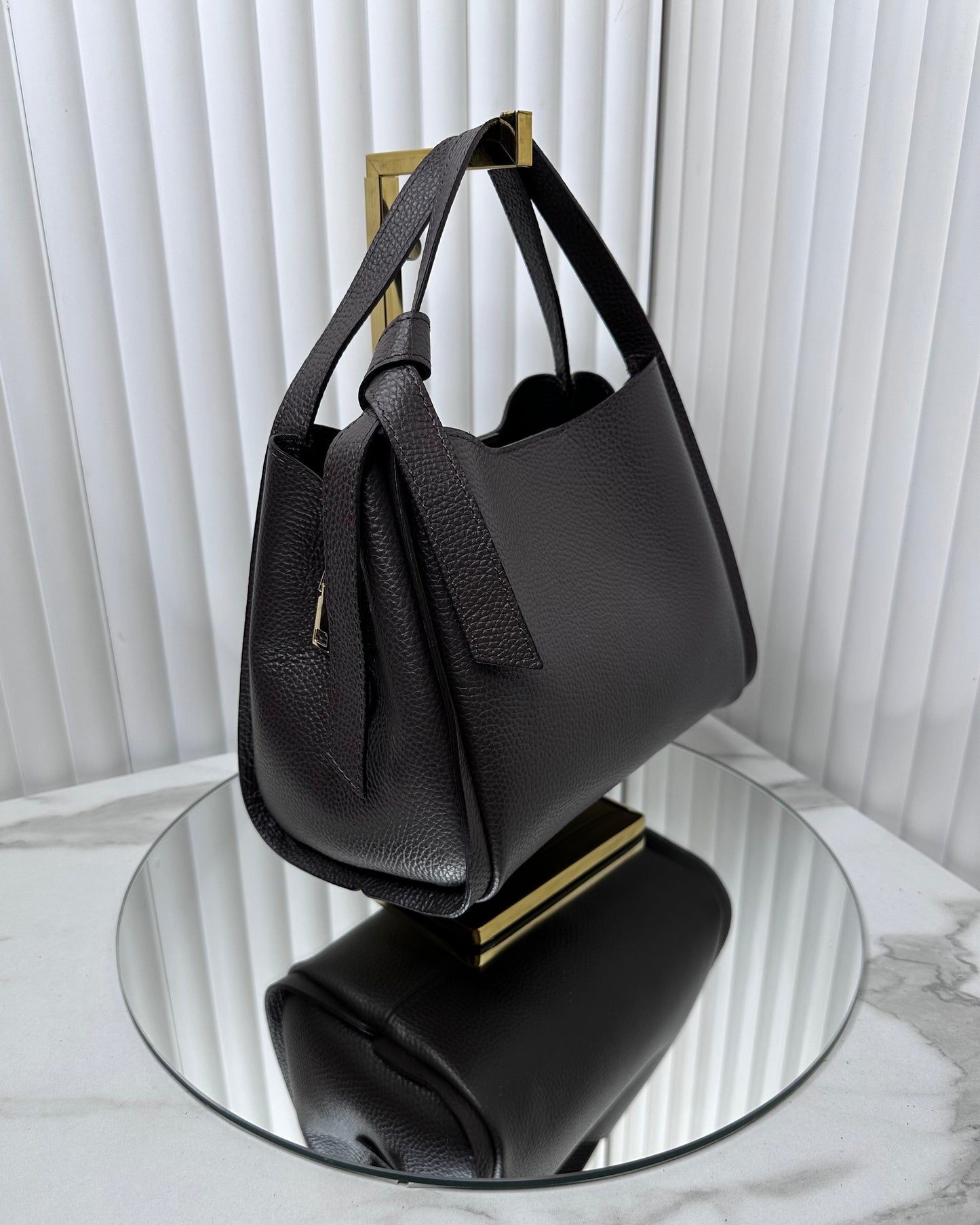 BRS156 - BORSA VERA PELLE