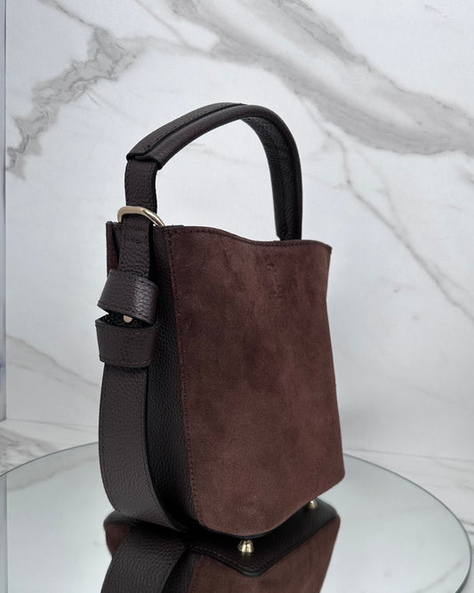 BRS47 - BORSA SECCHIELLO VERA PELLE