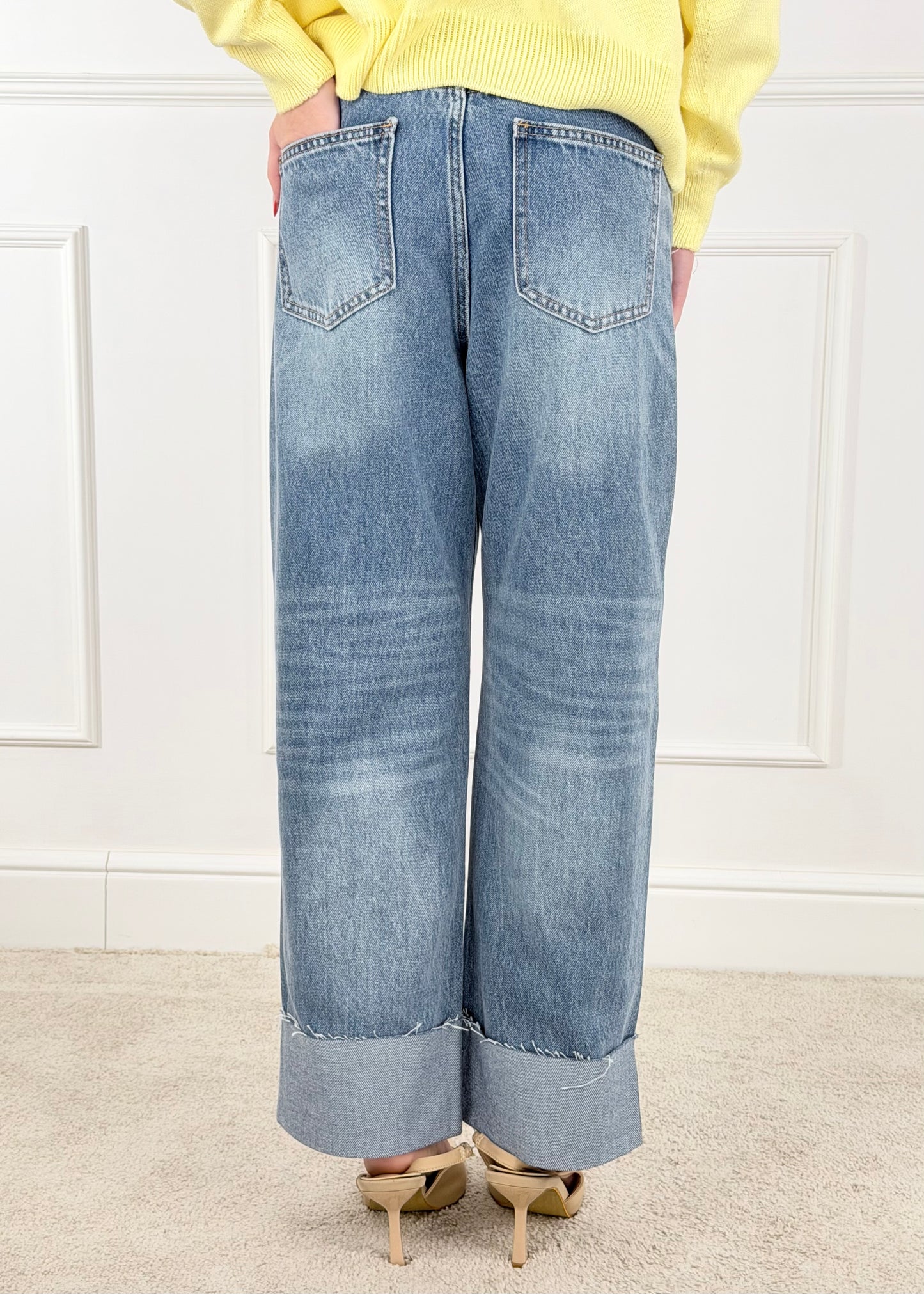 A455348 - BREND DENIM CON RISVOLTO