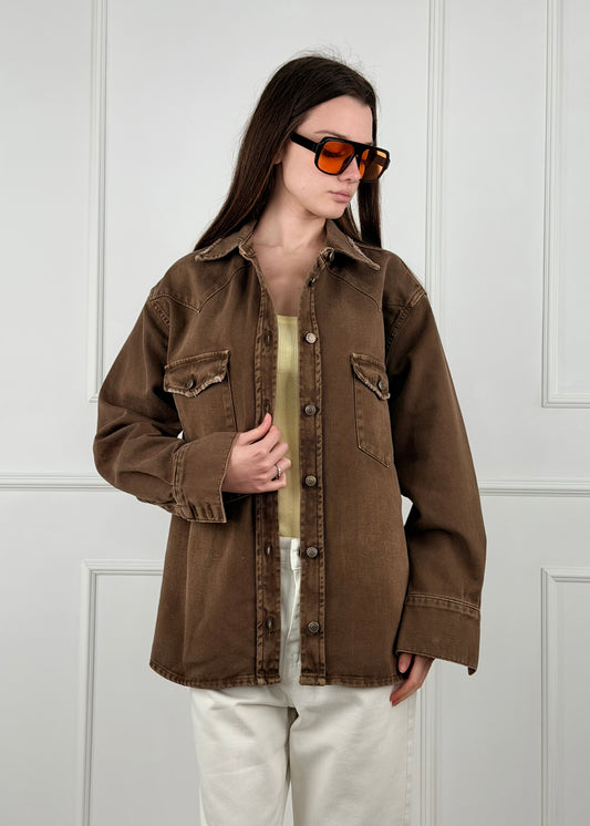 SWEEG758SS - TENSIONE IN CAMICIA IN DENIM