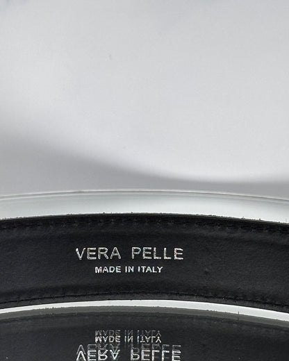 CNT2530 CINTURA VERA PELLE MACULATA
