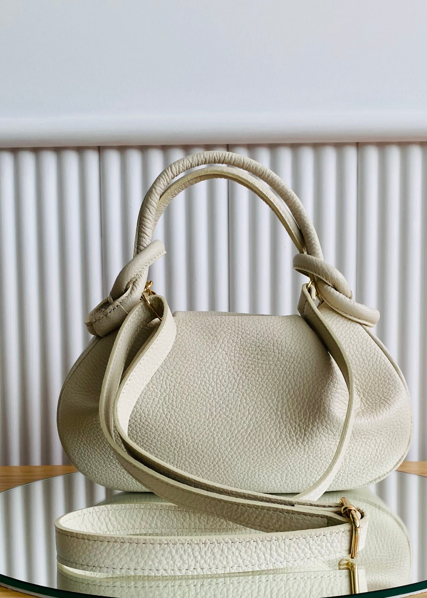 BRS • BORSA NORA VERA PELLE CON TRACOLLA