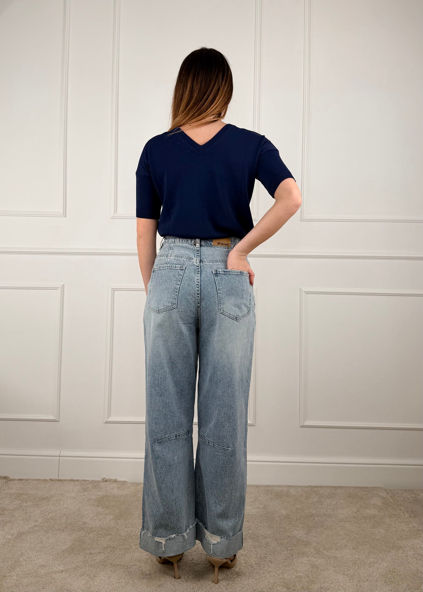 A455346 - BREND DENIM MOM FIT