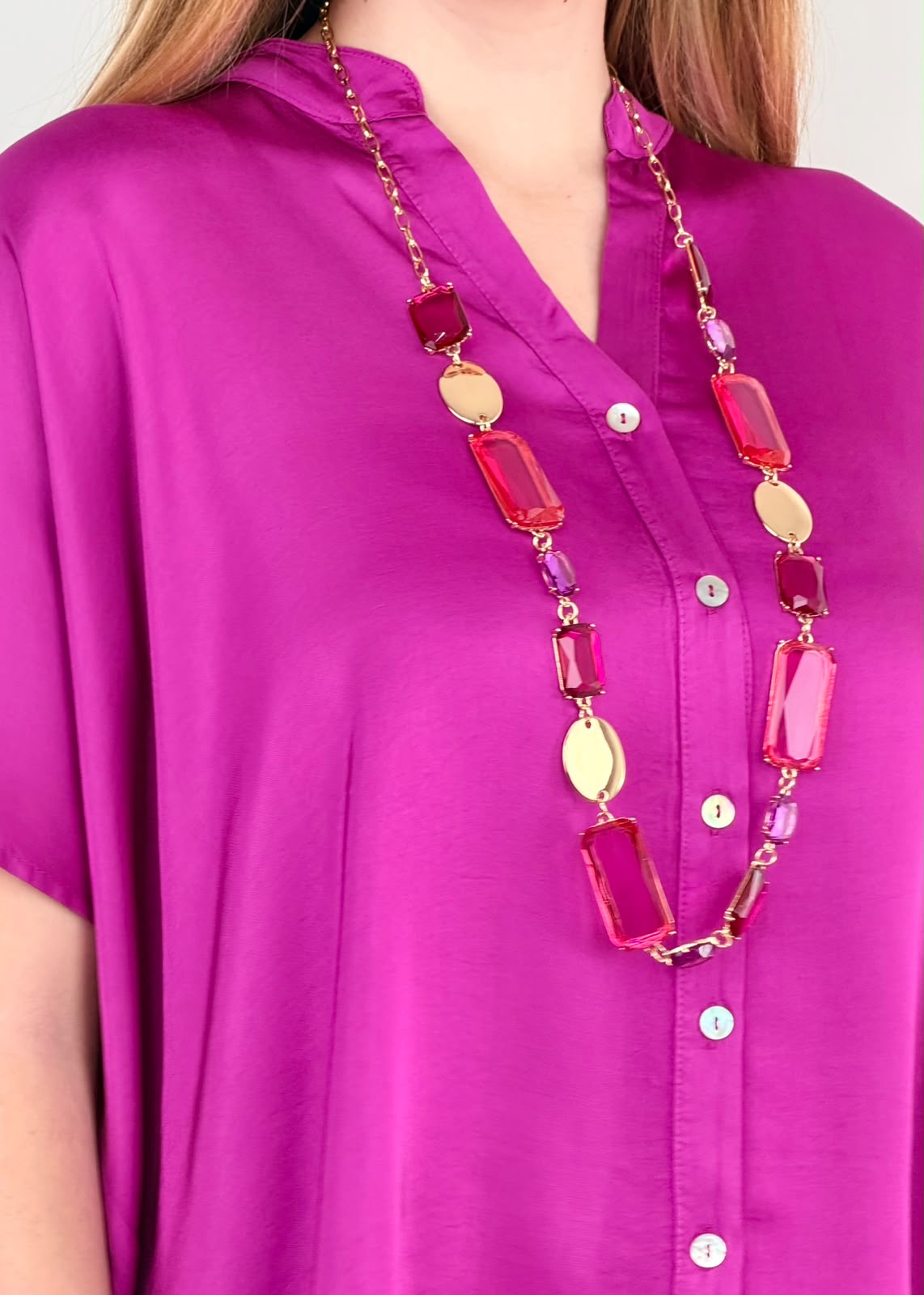 CLN• COLLANA PIETRE COLORATE