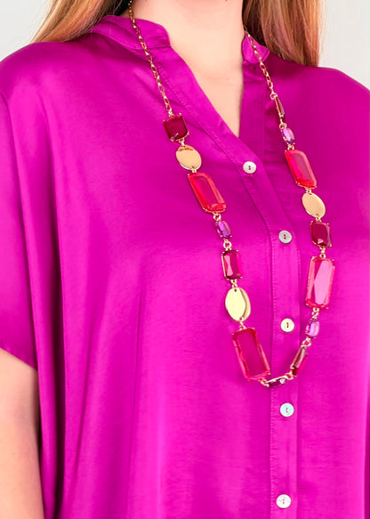 CLN• COLLANA PIETRE COLORATE