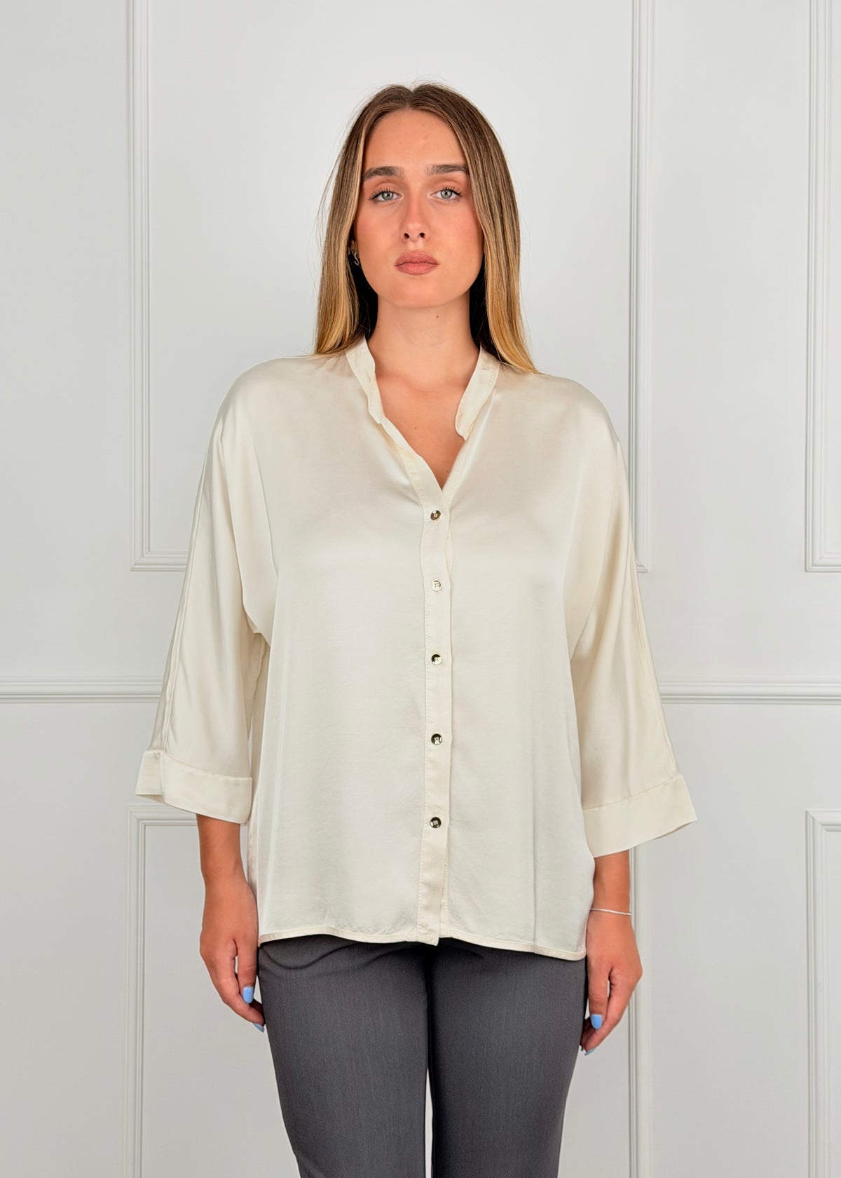 FLC484C22R - MY-D CAMICIA SATIN OVER