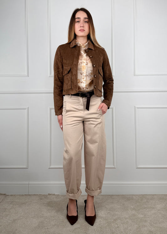 I9835 BREND GIACCA EFFETTO SUEDE