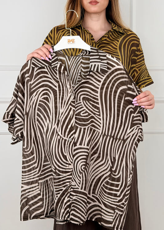 L1135 - CAMICIA IN MUSSOLA DI COTONE