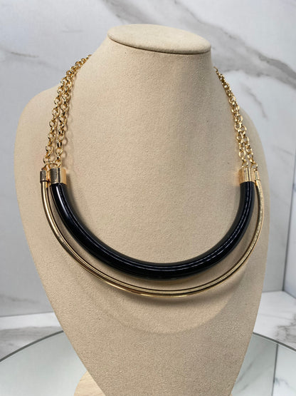 CLN47 COLLANA GIROCOLLO MEZZA LUNA