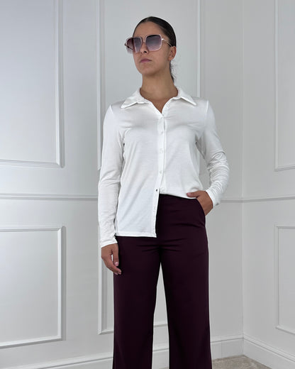 26611 - CAMICIA IN JERSEY DI VISCOSA