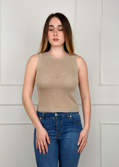 I93066 - BREND TOP IN FILO DI LUREX