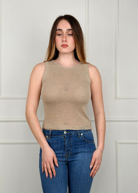 I93066 - BREND TOP IN FILO DI LUREX