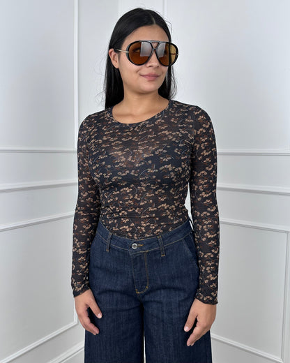 82750 - MAGLIA MISTO CASHMERE FANTASIA