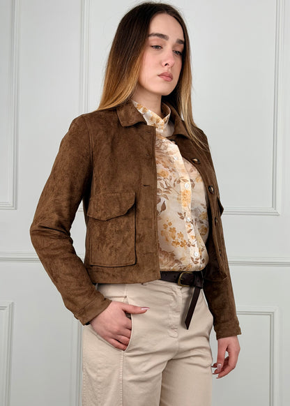 I9835 BREND GIACCA EFFETTO SUEDE