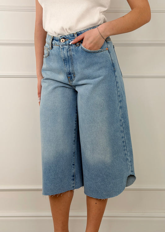 CJ12730 - TENSIONE IN BERMUDA IN DENIM