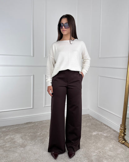 26P1305 - TENSIONE IN PANTALONE PALAZZO PUNTO MILANO