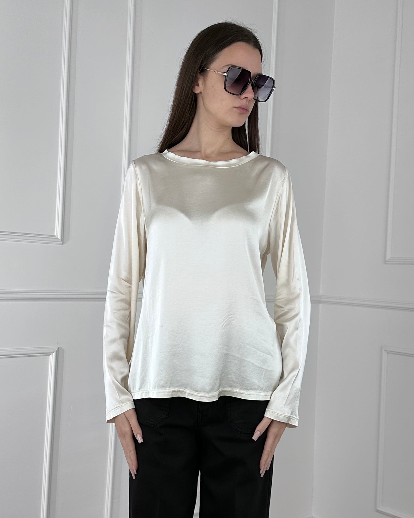 C049B97Q - TENSIONE IN BLUSA IN VISCOSA