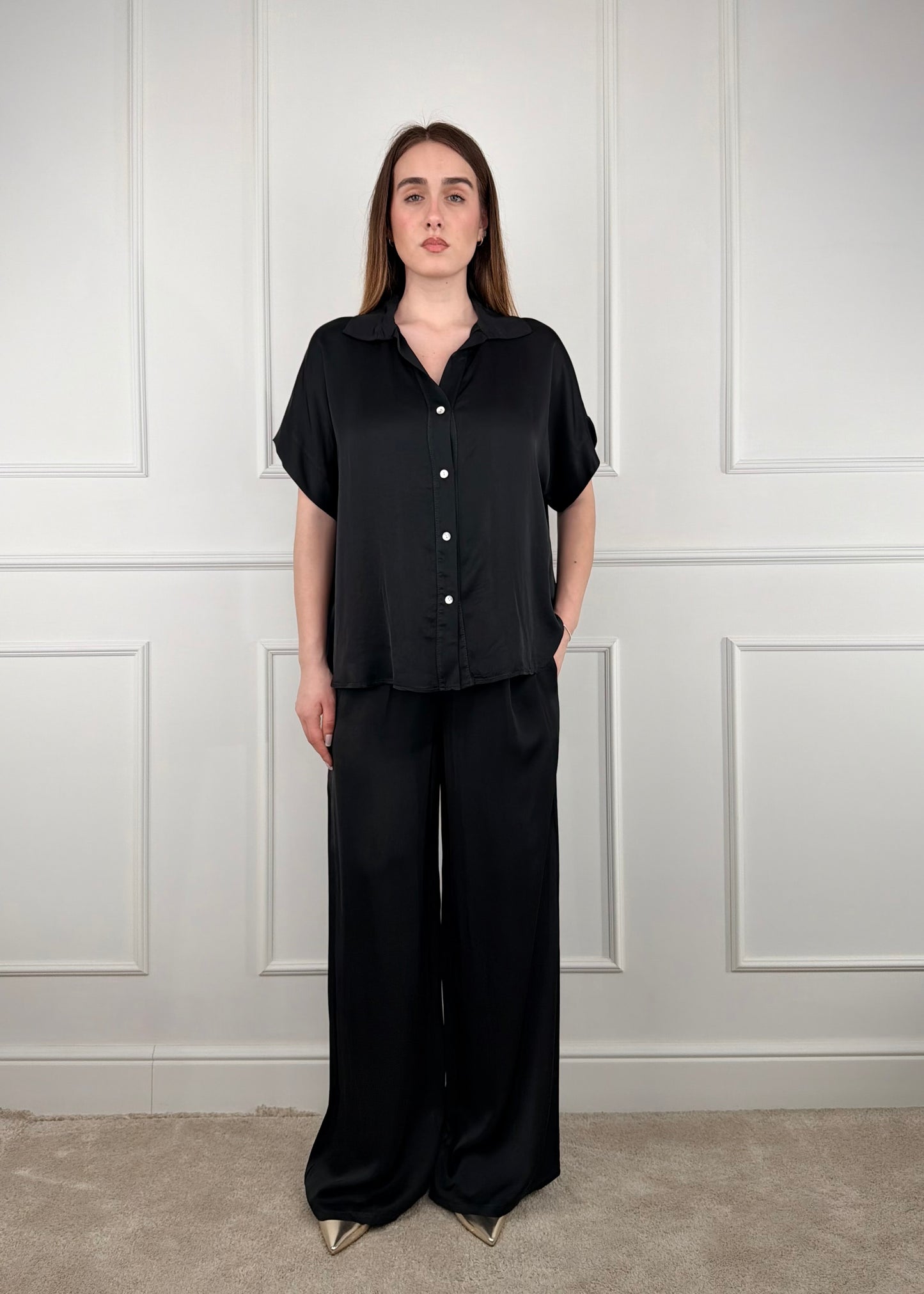 5685 - CAMICIA MEZZA MANICA IN VISCOSA
