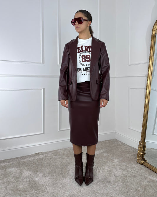 66121PE - MY-D GIACCA SIMILPELLE