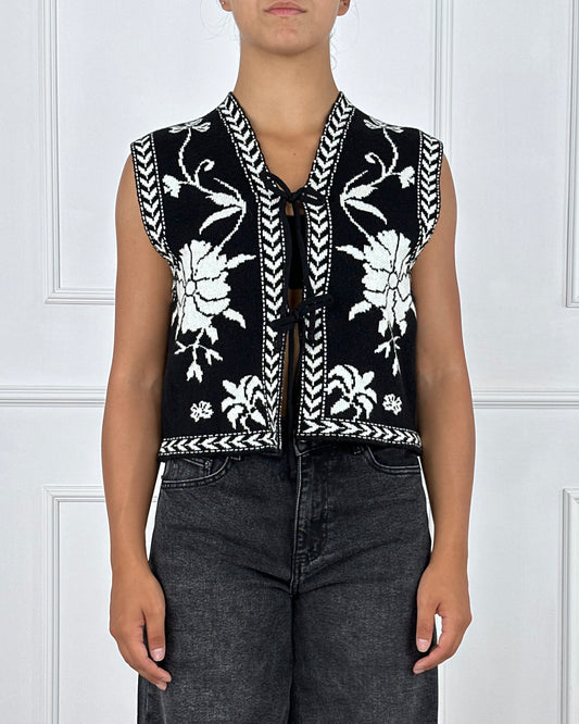 ZM22039 - GILET IN MAGLIA