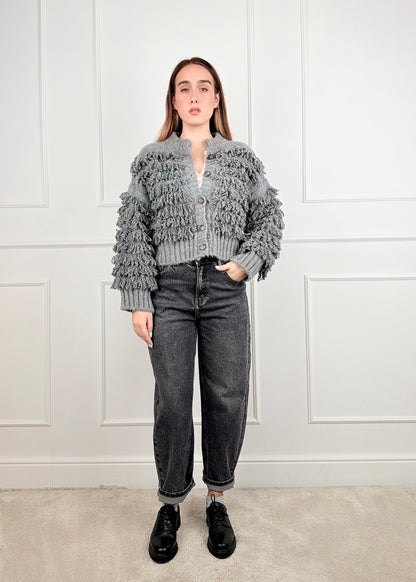 B76613089 - CARDIGAN FRANGE BREND