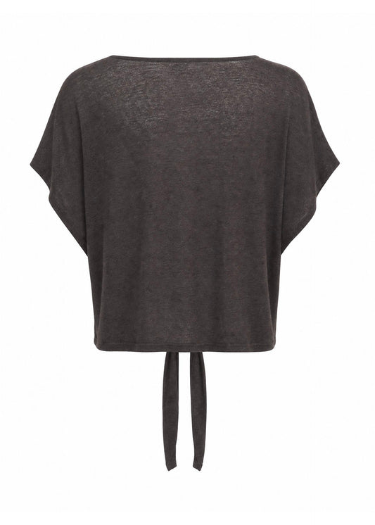 B3285L - BREND T-SHIRT IN LINO CON NODO