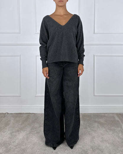 WL544AI25 - TENSIONE IN MAGLIA/CARDIGAN BOTTONI SUL RETRO