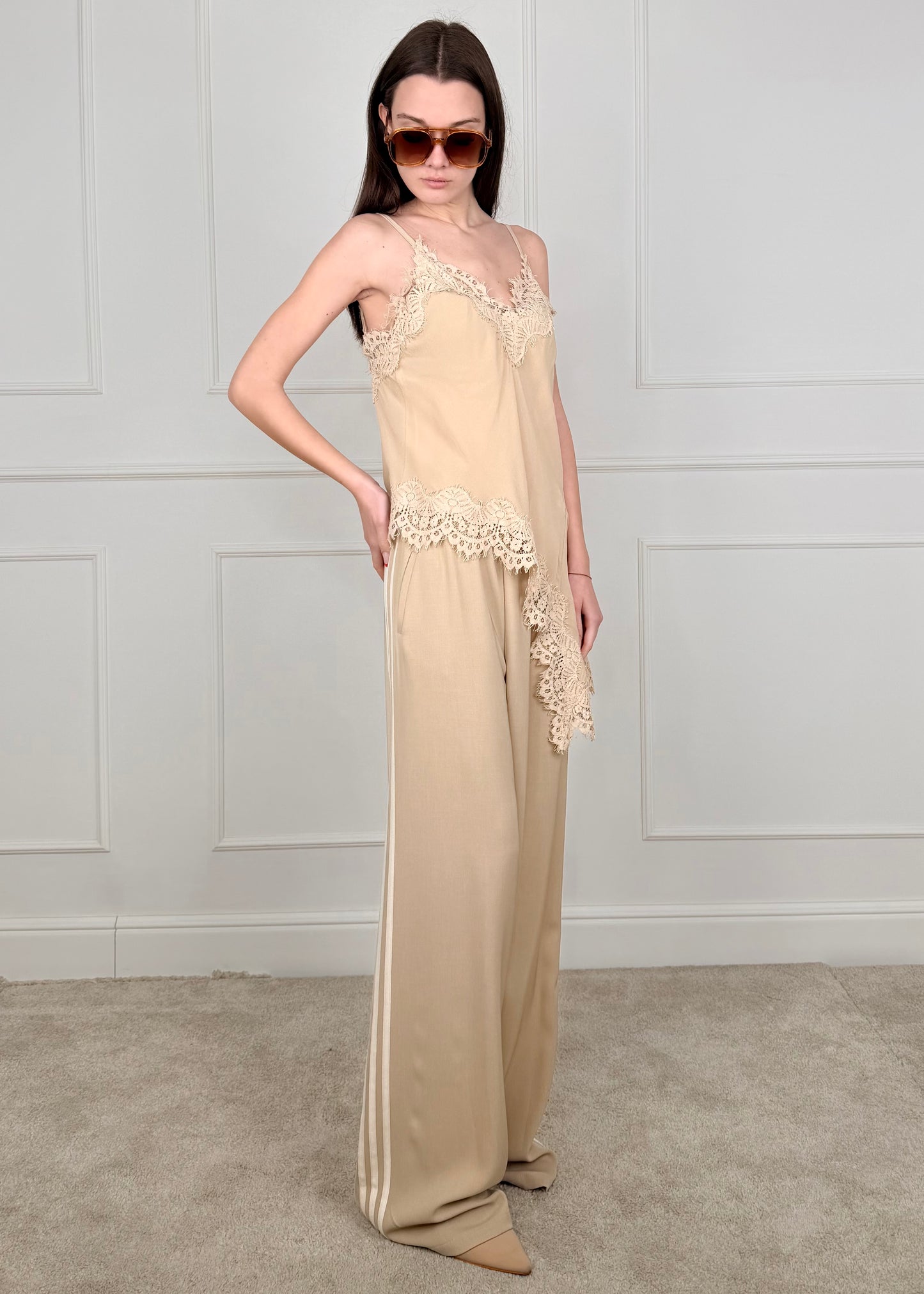 26P4049 - TENSIONE IN PANTALONE SPORTY CON BANDE LATERALI