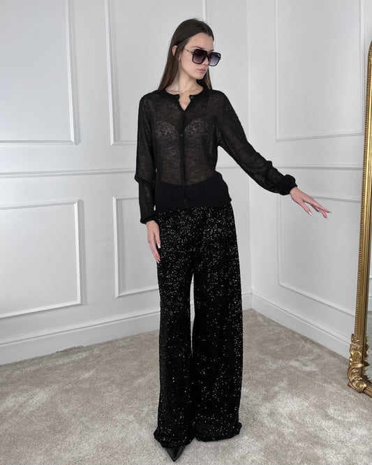 D78968 - TENSIONE IN CARDIGAN MISTO ALPACA