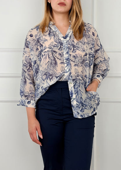 SP26222 - CAMICIA COTONE E SETA