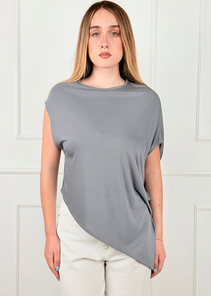 M61655 - T-SHIRT TAGLIO ASIMMETRICO