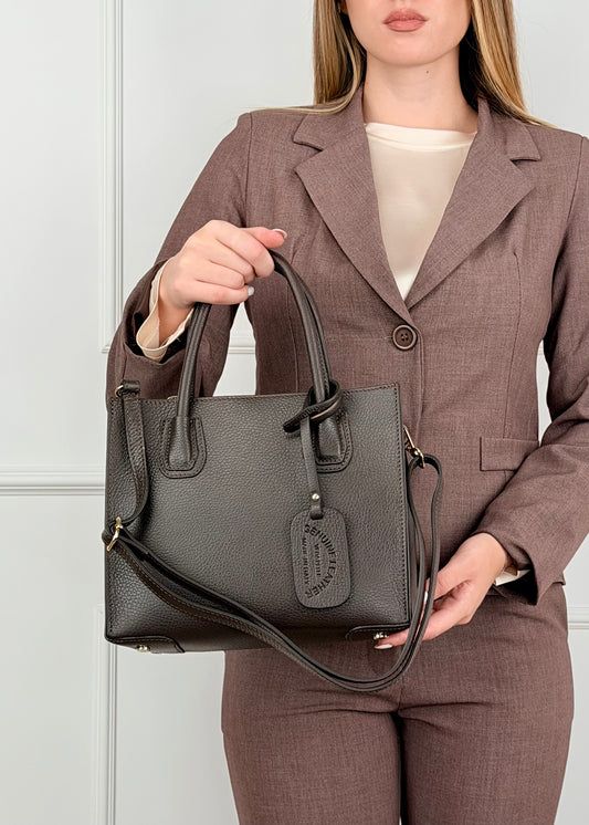 BRS • BORSA CARRIE VERA PELLE