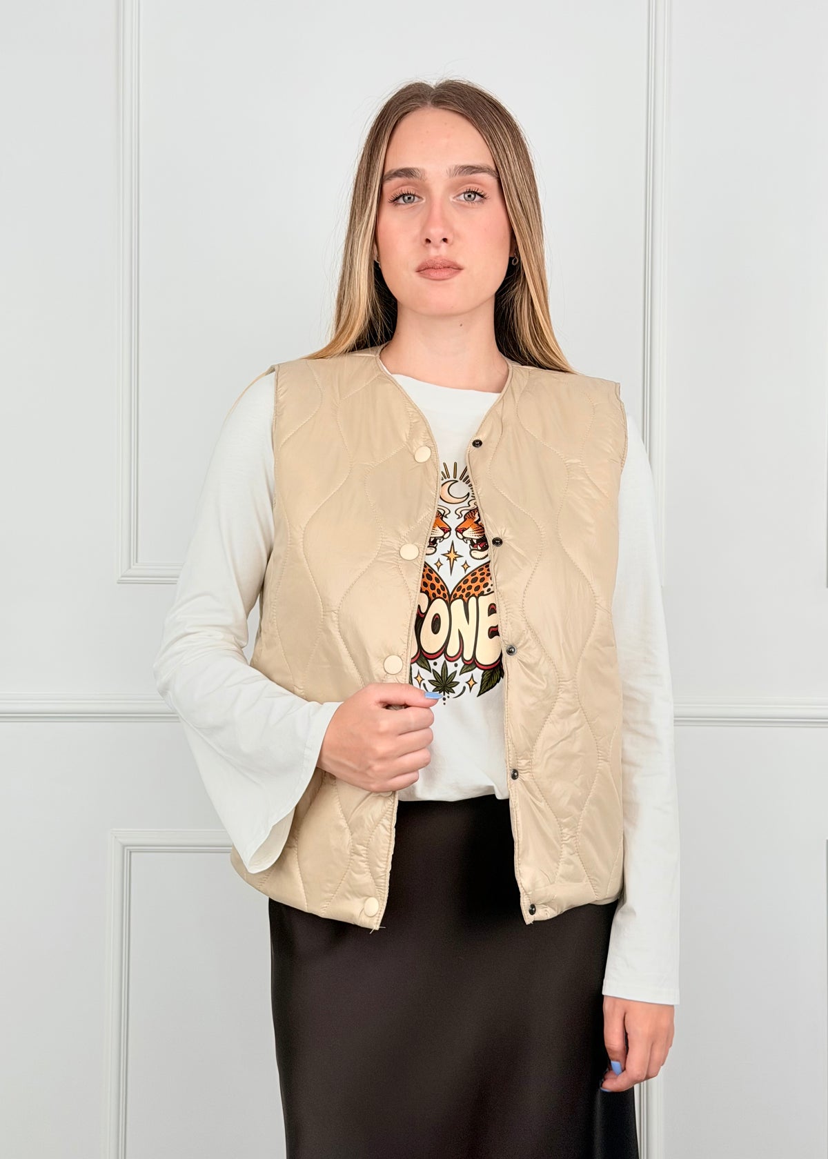 BM222 - GILET TRAPUNTATO