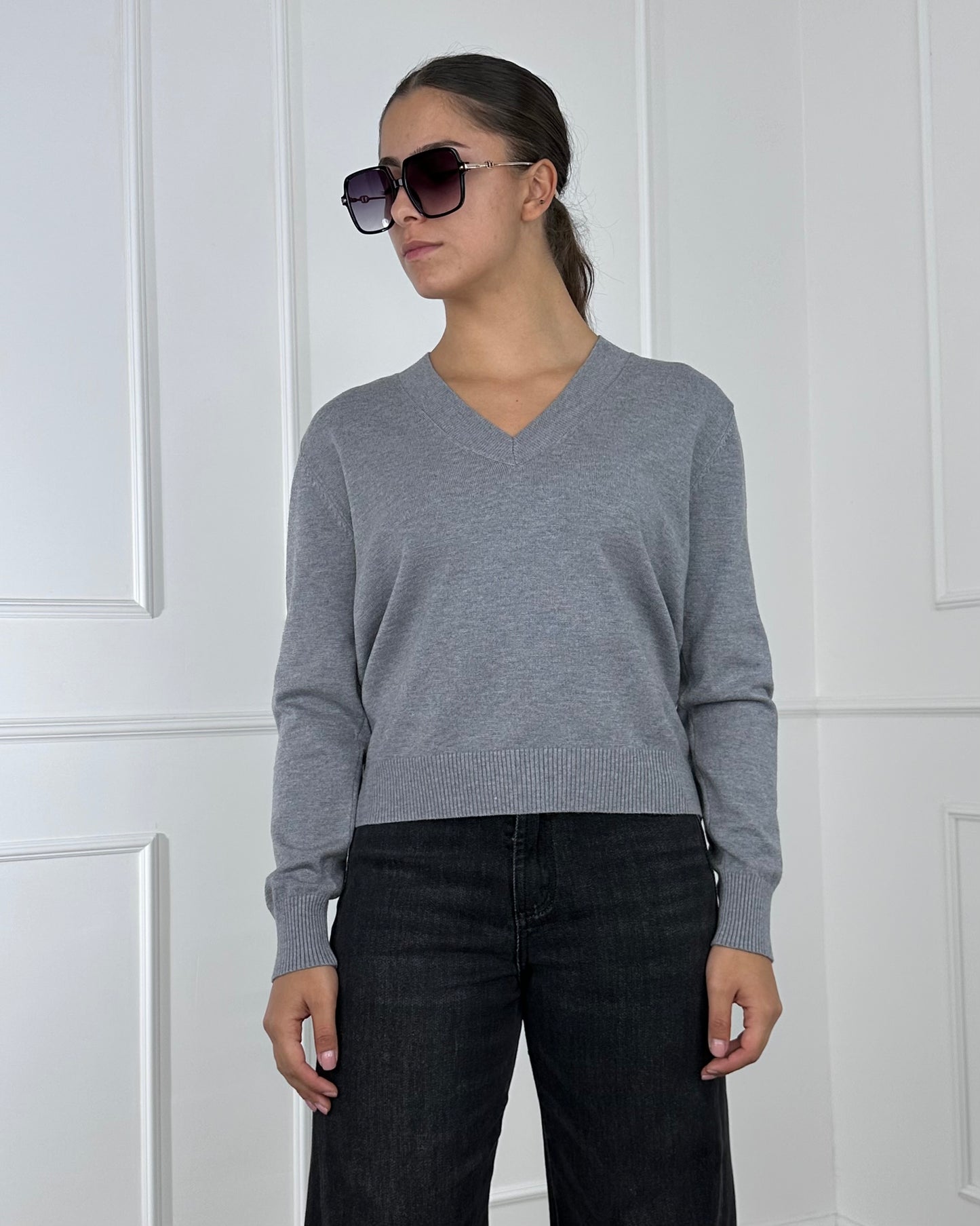 A16980 - MAGLIA SCOLLO A V