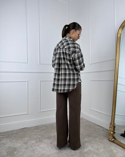 C28516 - CAMICIA IN FLANELLA CHECK