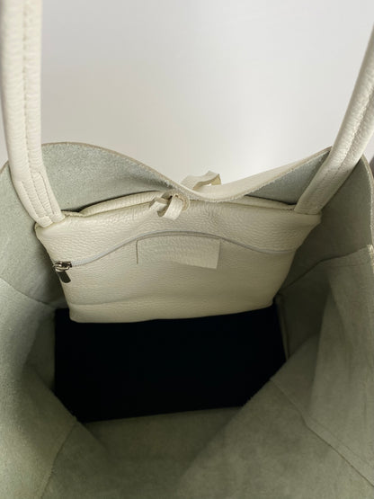 BRS450 SHOPPER BAG IN VERA PELLE