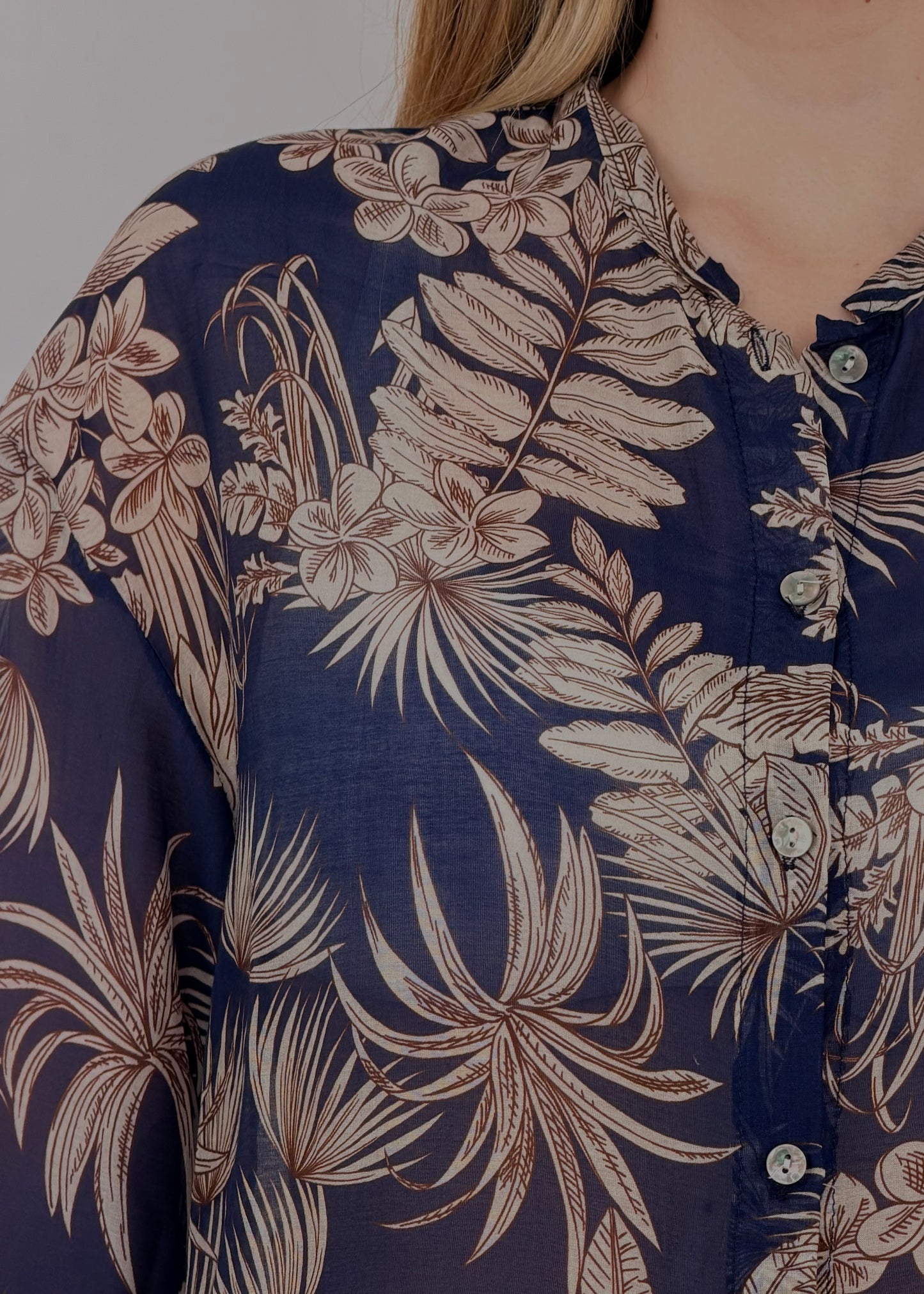 T2605 CAMICIA MISTO SETA E COTONE