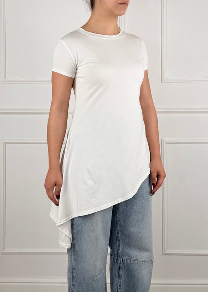 OG99743 - MY-D T-SHIRT TAGLIO ASIMMETRICO