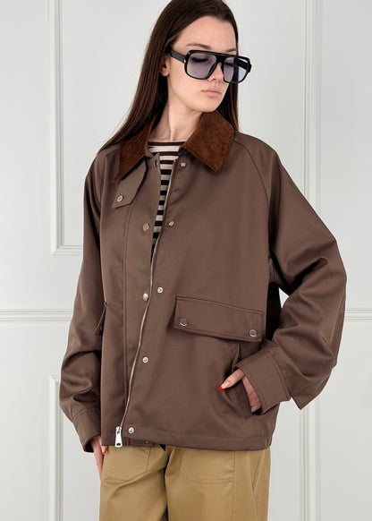 D259222 - BREND GIACCONE DETTAGLI IN VELLUTO