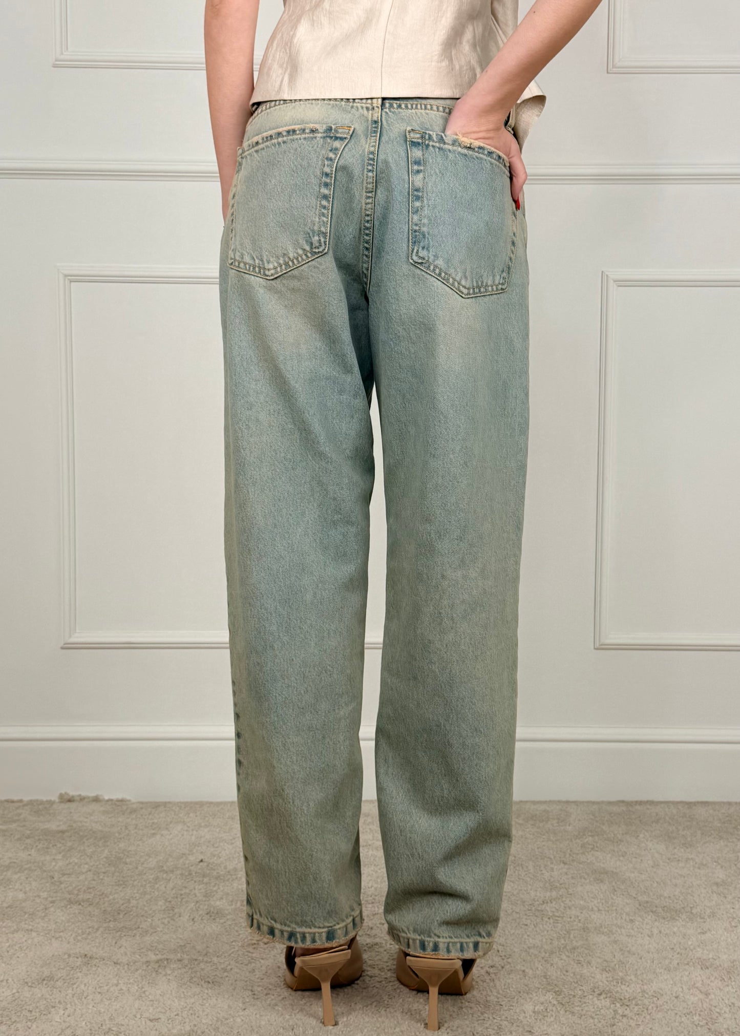 TOMDBLVS - TENSIONE IN DENIM GAMBA DRITTA